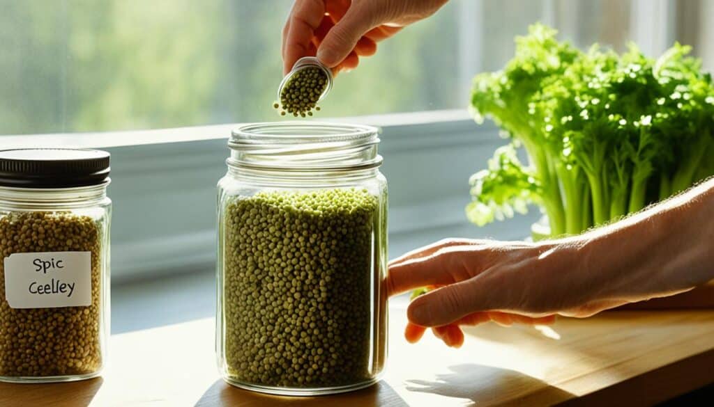 how to store celery seeds