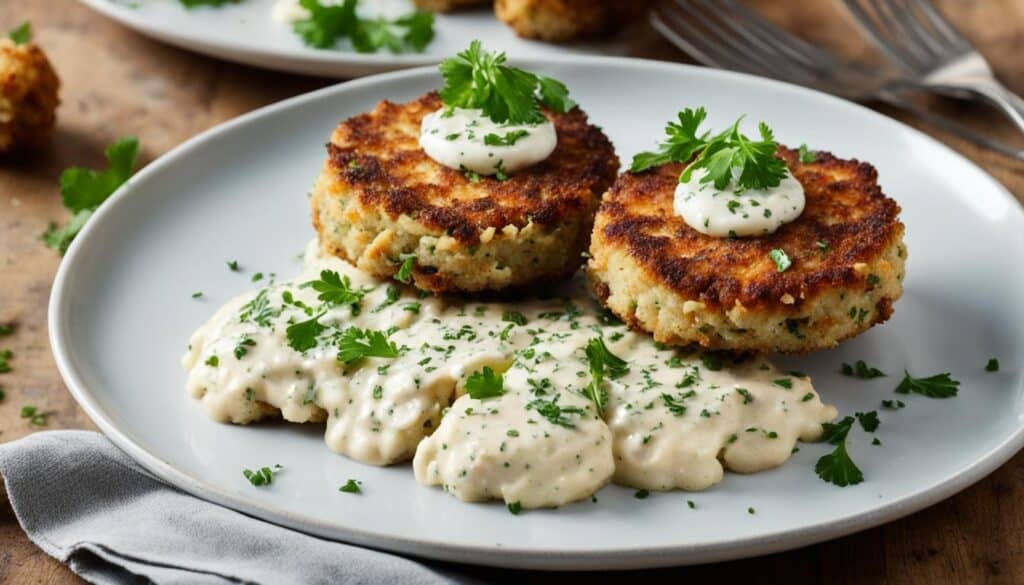 king trumpet mushroom crab cakes