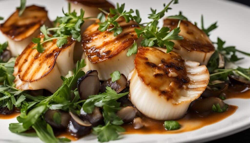 king trumpet mushroom scallops recipe