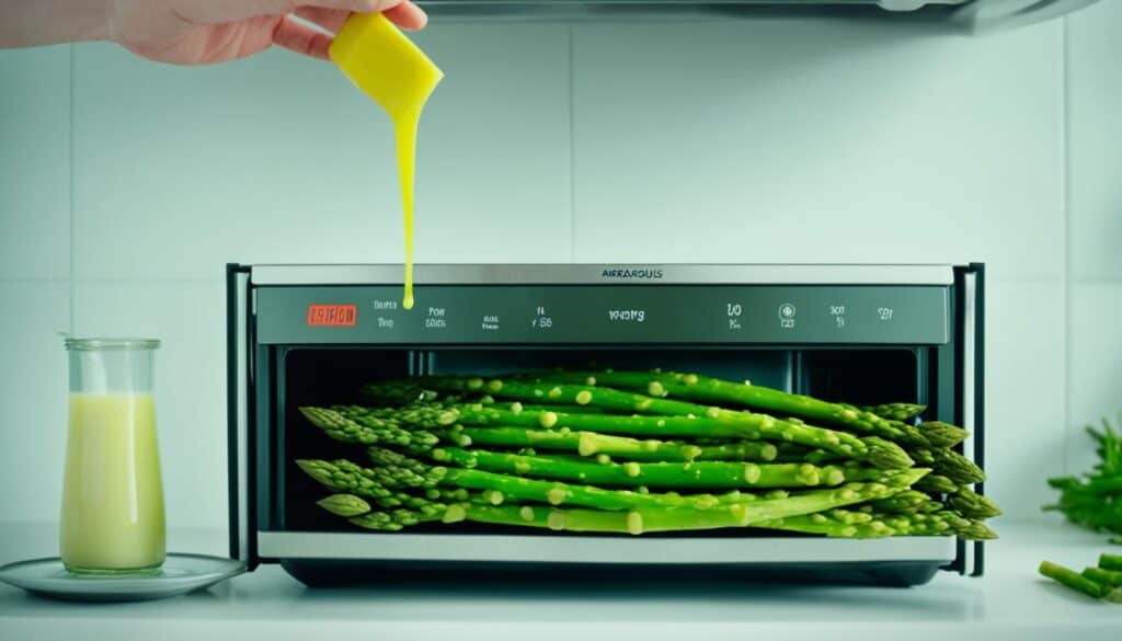 microwave steamed asparagus