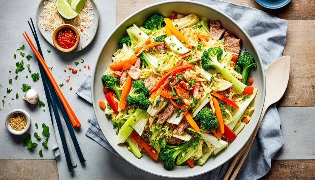 napa cabbage stir-fry