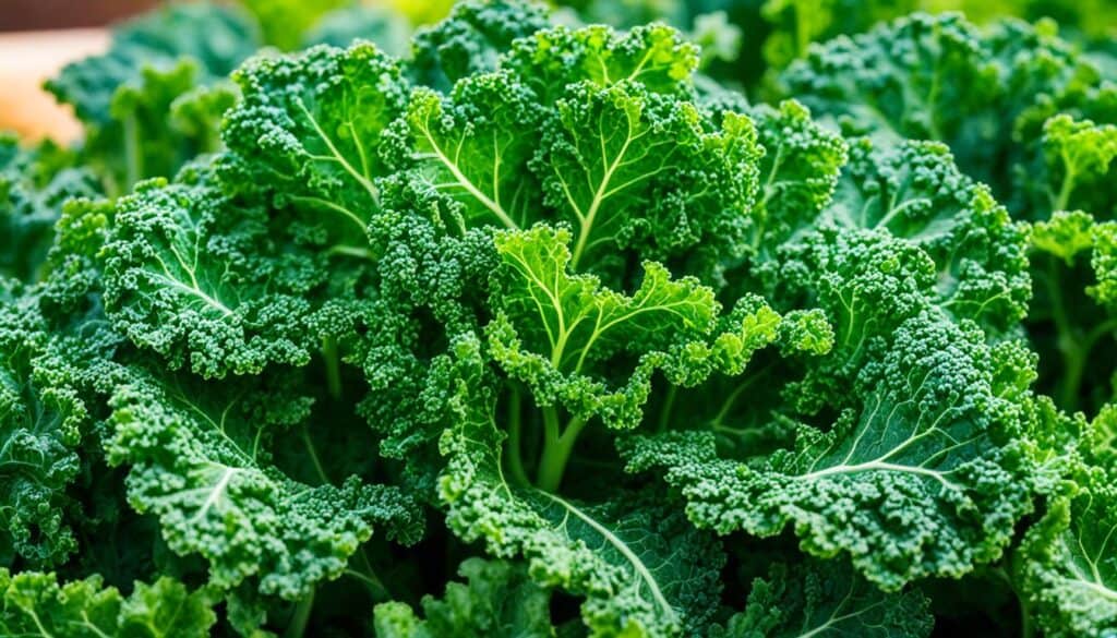 nutritional value of curly kale