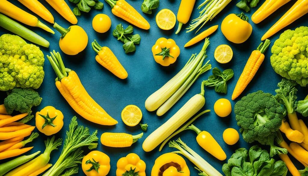 nutritional value of yellow vegetables