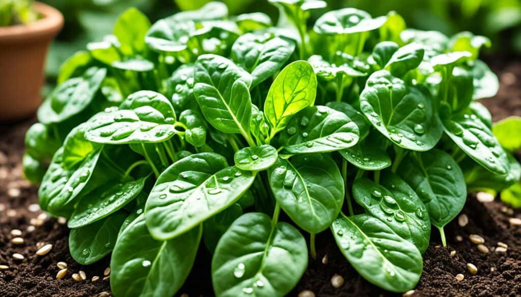 organic spinach seeds