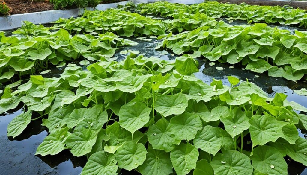 overwatered cucumber plants