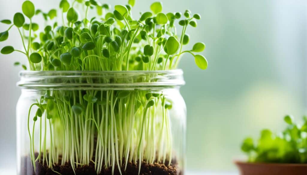 pea sprouts