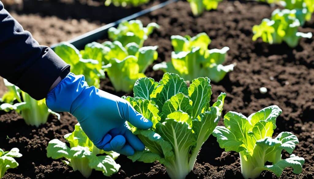 planting chinese cabbage