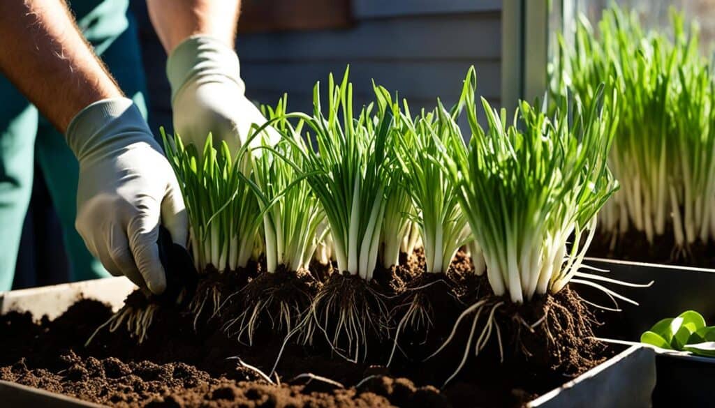 planting green onions