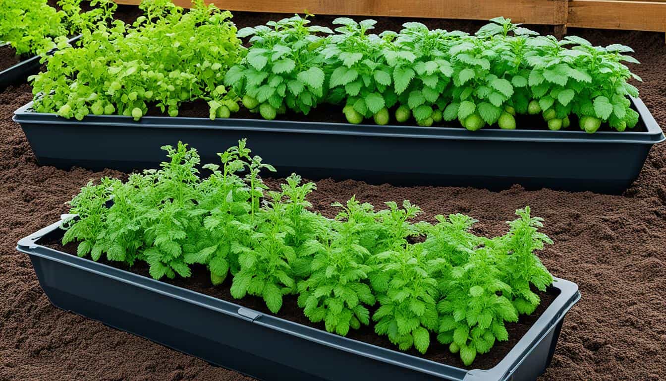 planting potatoes in containers