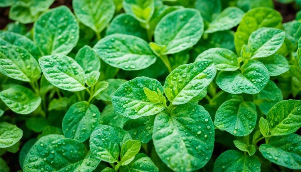 potato plant leaves