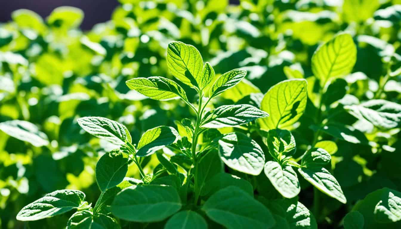 potato plant leaves