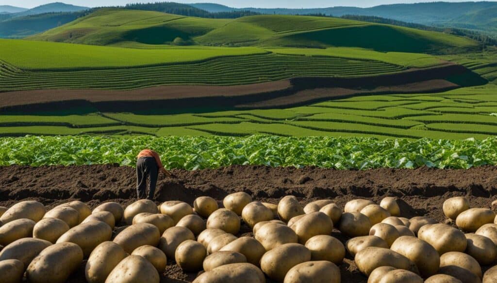 potatoes in North America