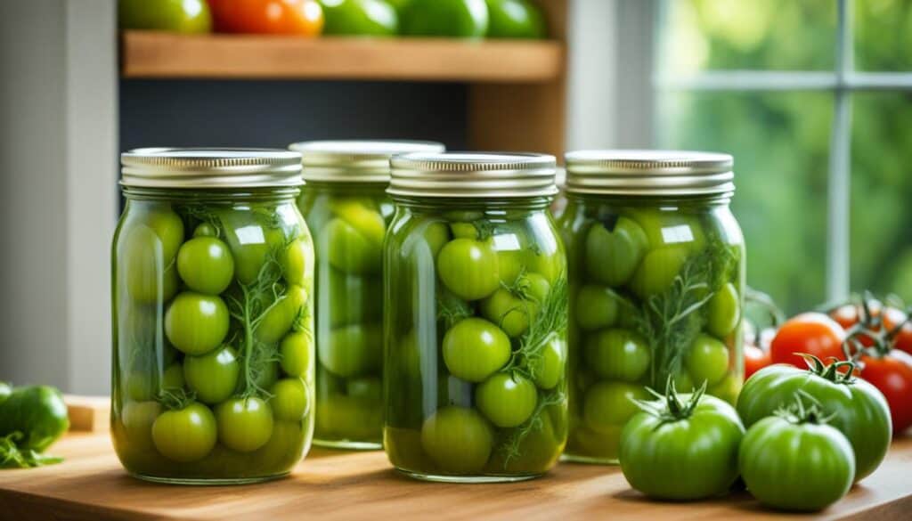 preserving green tomatoes