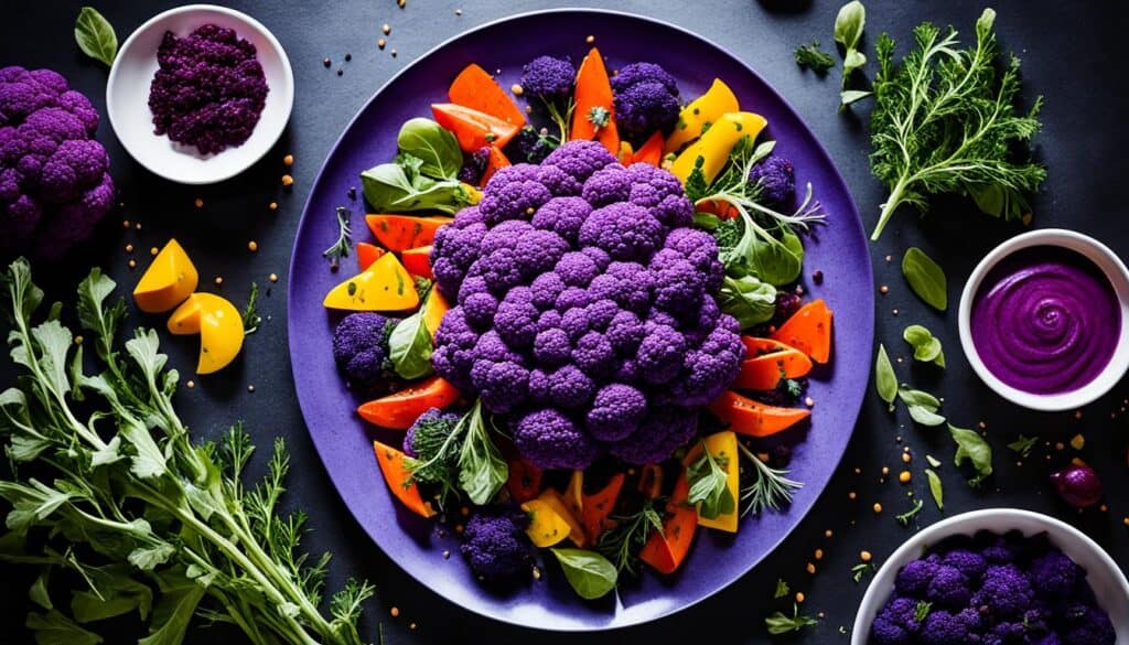 purple cauliflower recipes