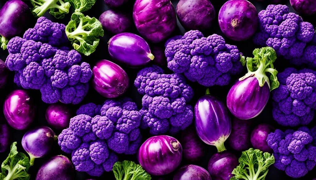 purple vegetables aesthetics