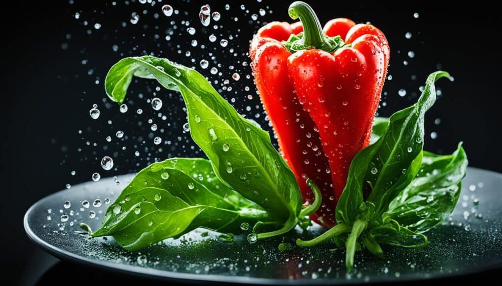 red bell peppers