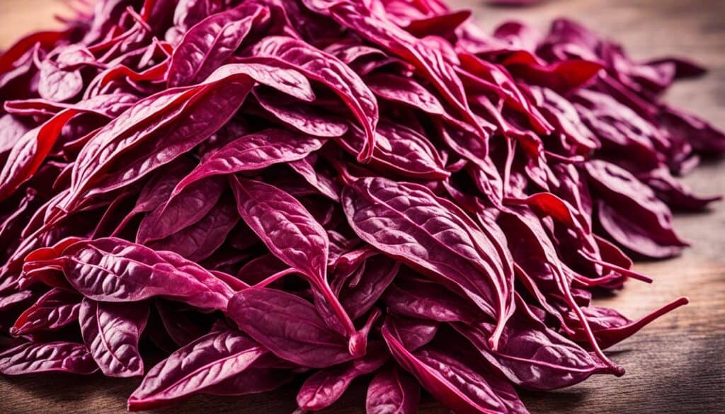 red spinach