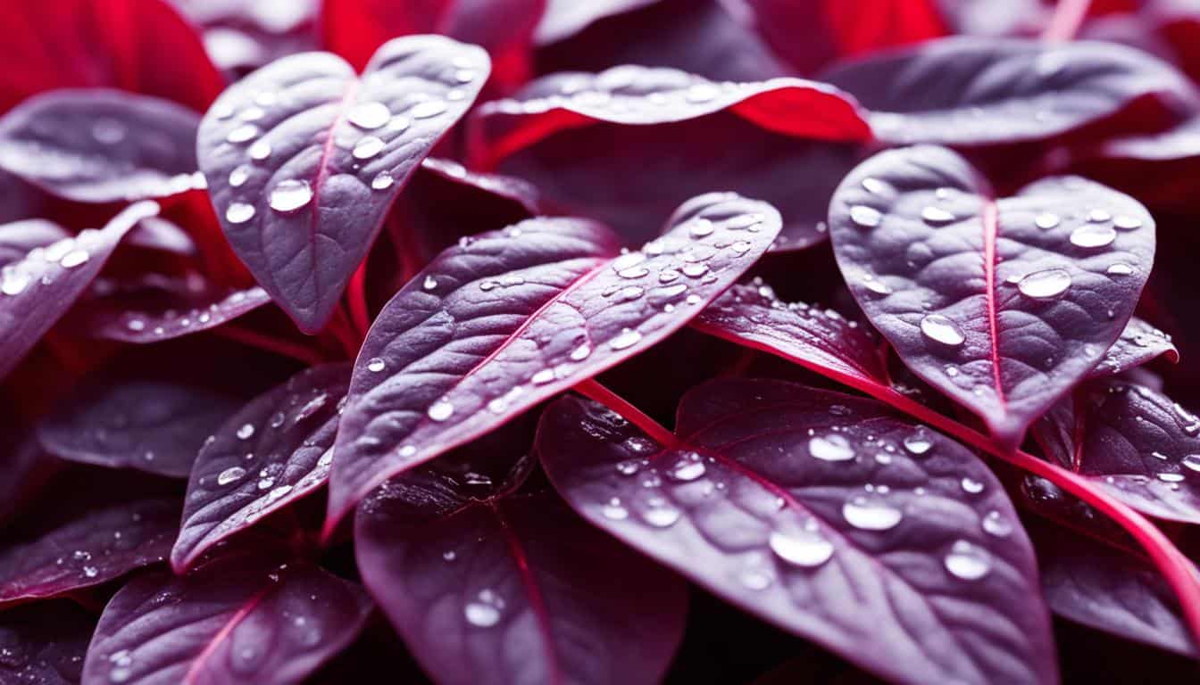 red spinach