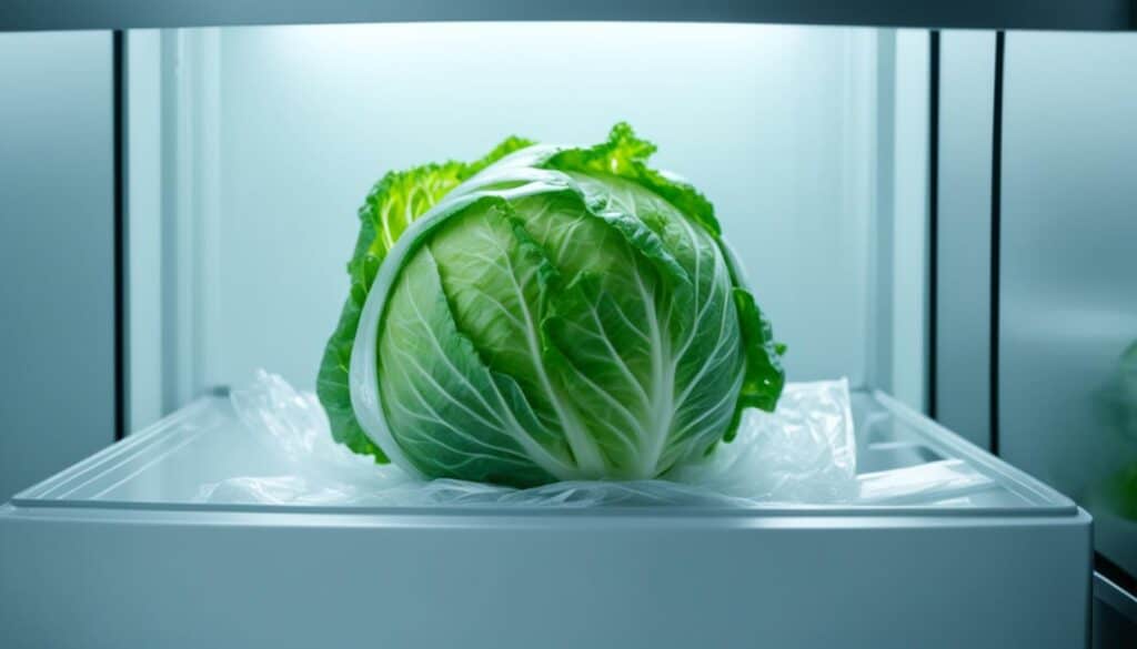 refrigerating cabbage