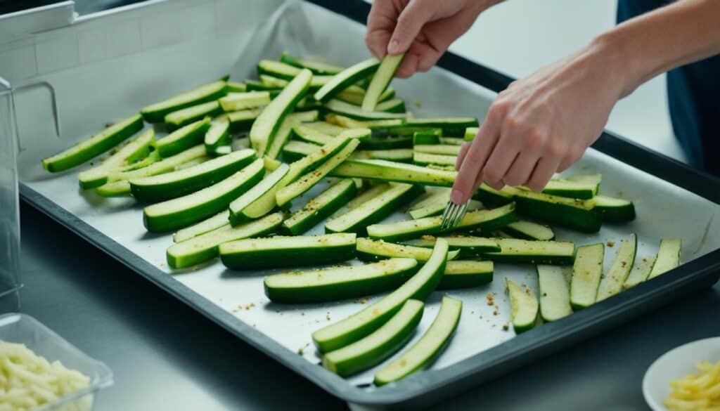 reheating zucchini fries