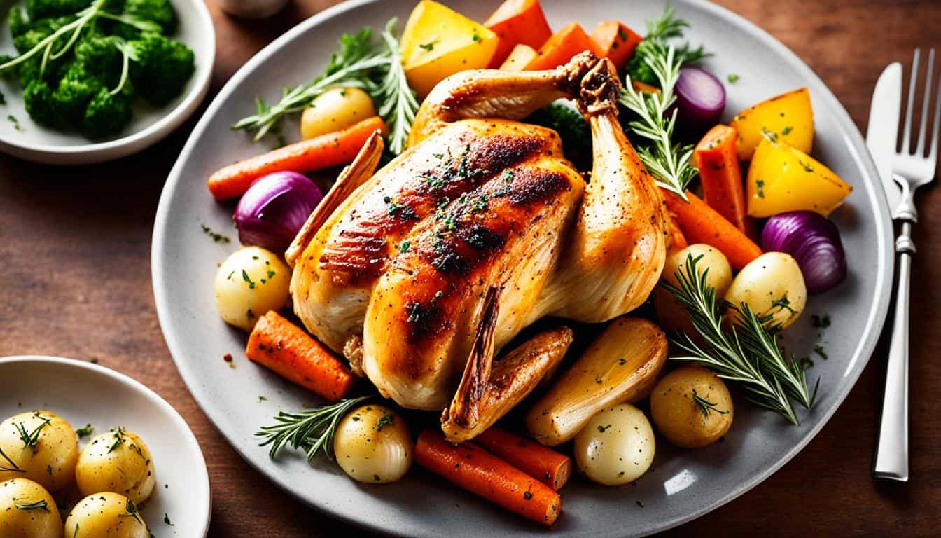 Savory Roast Chicken and Vegetables Recipe