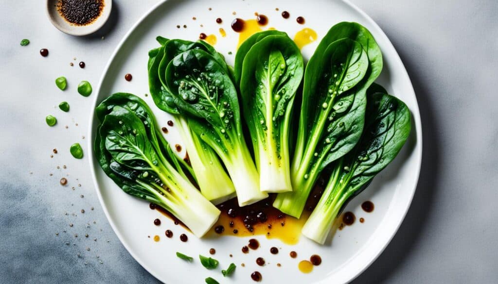 roasted bok choy