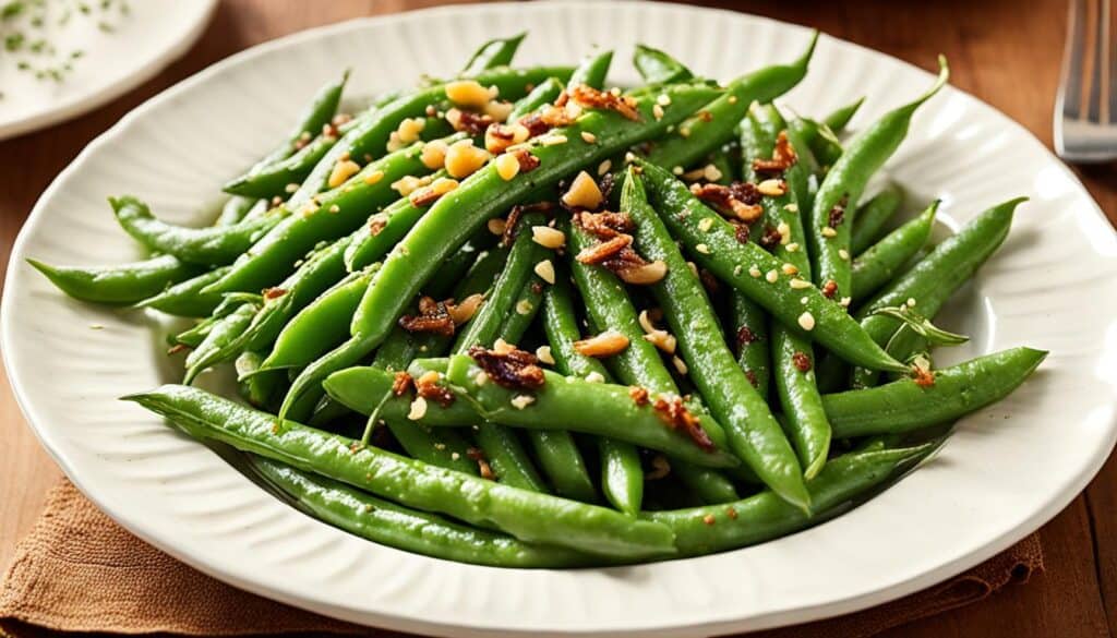 roasted green beans with garlic