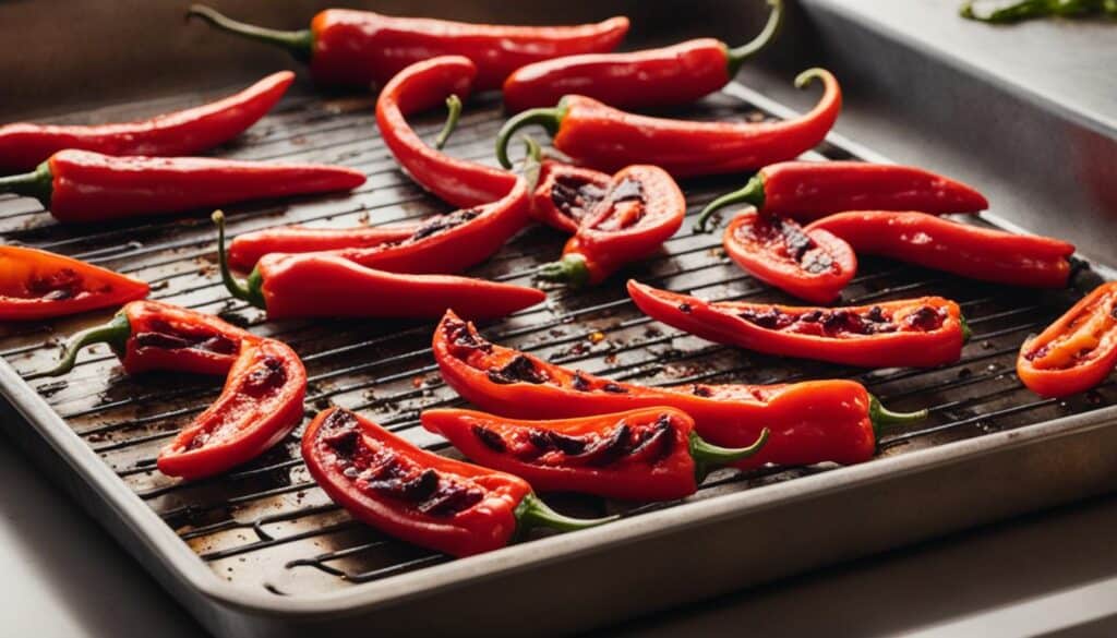 roasting pimento peppers