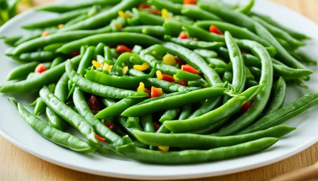 sautéed flat green beans