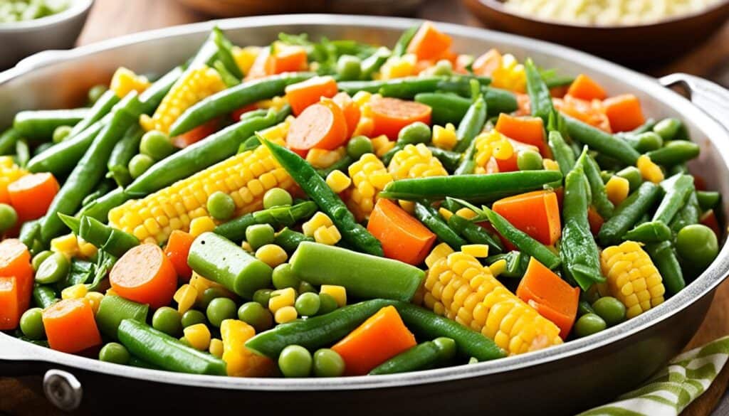 sautéed frozen mixed vegetables