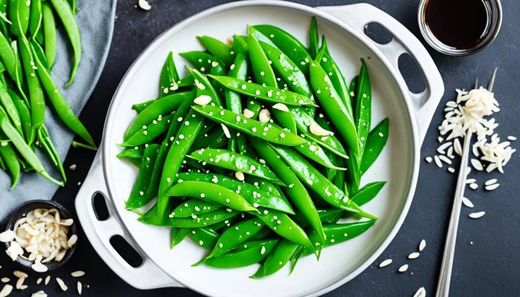 sauteed snow peas