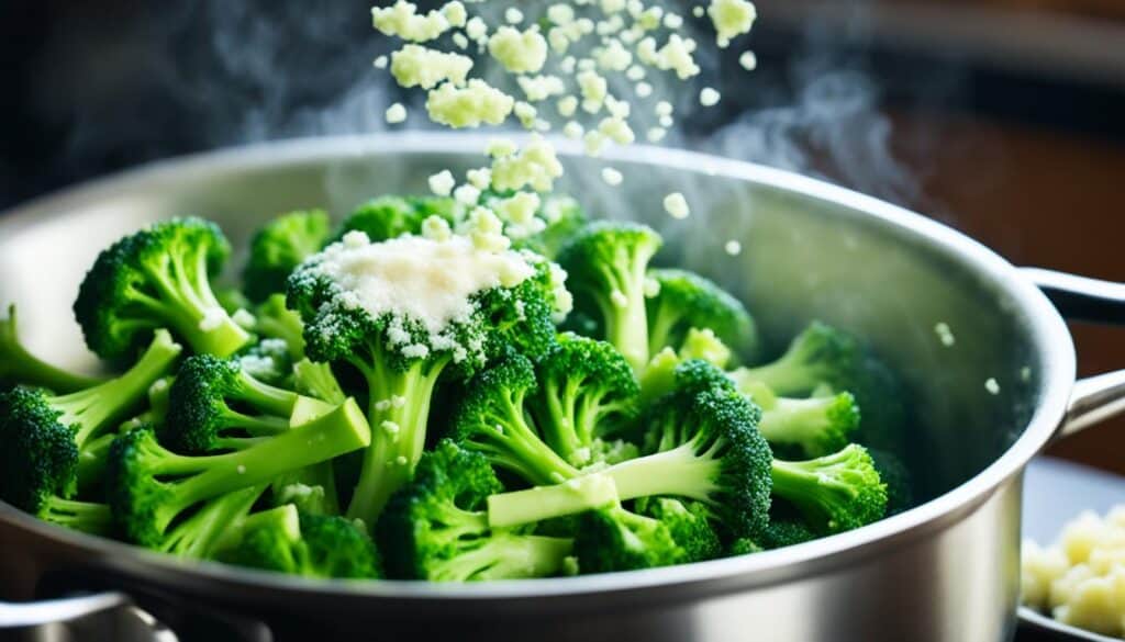 sauteing frozen broccoli