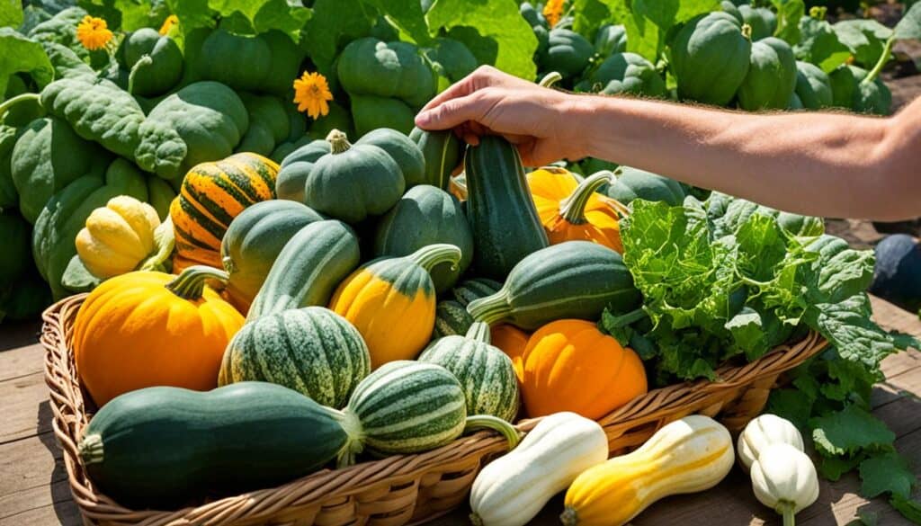 selecting squash varieties