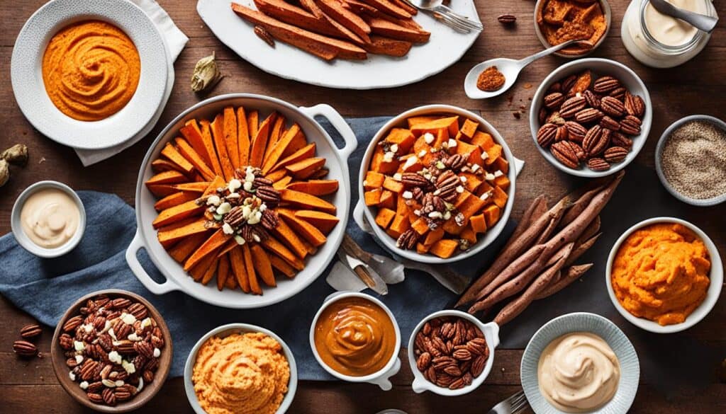 serving ideas for roasted sweet potatoes