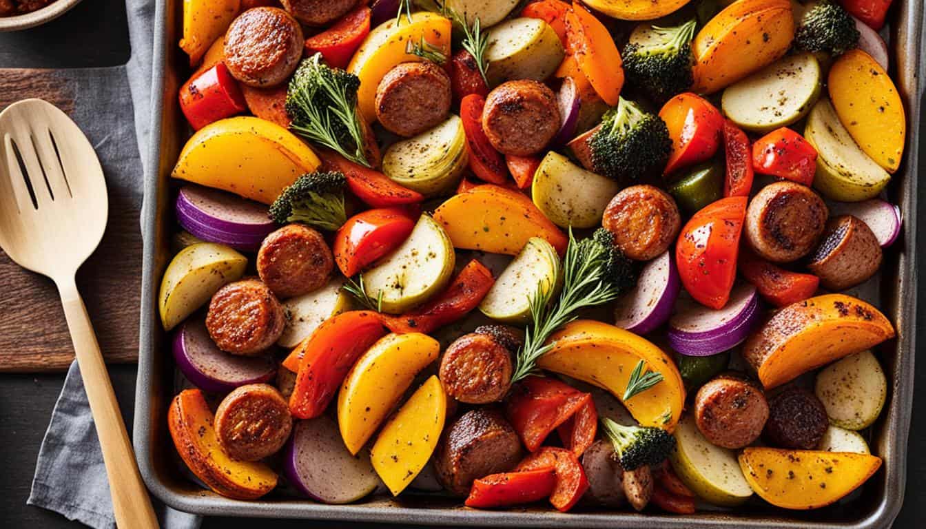 Easy Sheet Pan Sausage and Veggies Recipe