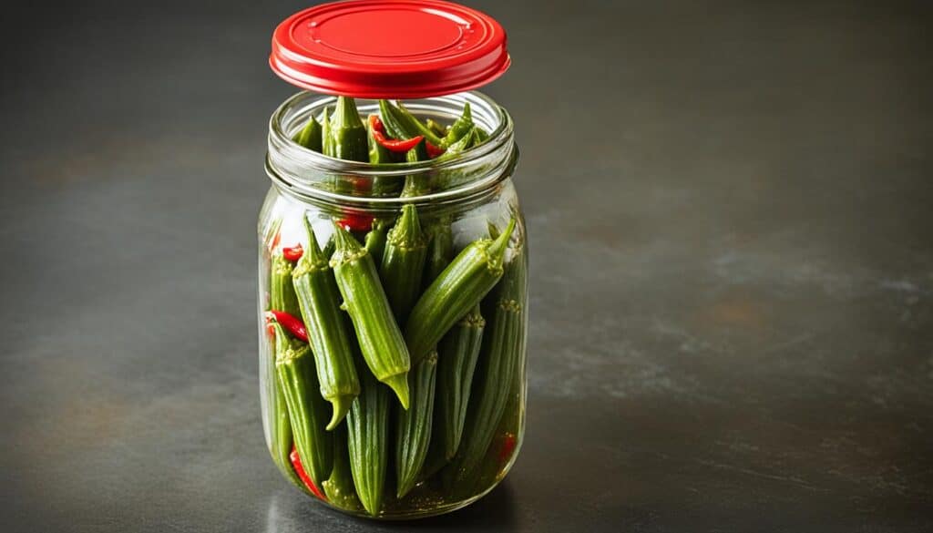 spicy pickled okra