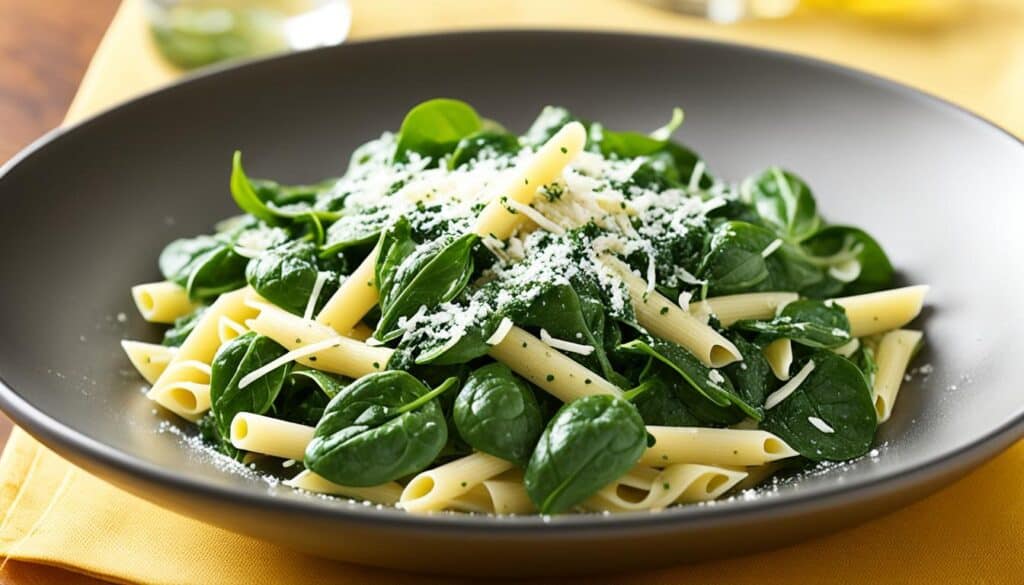 spinach in savory dishes