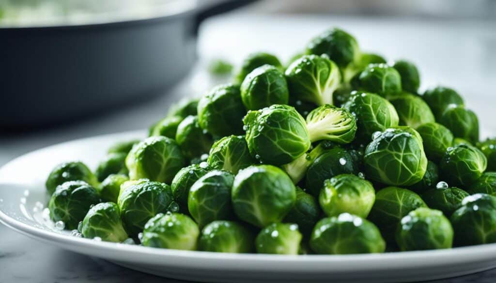 steamed brussel sprouts