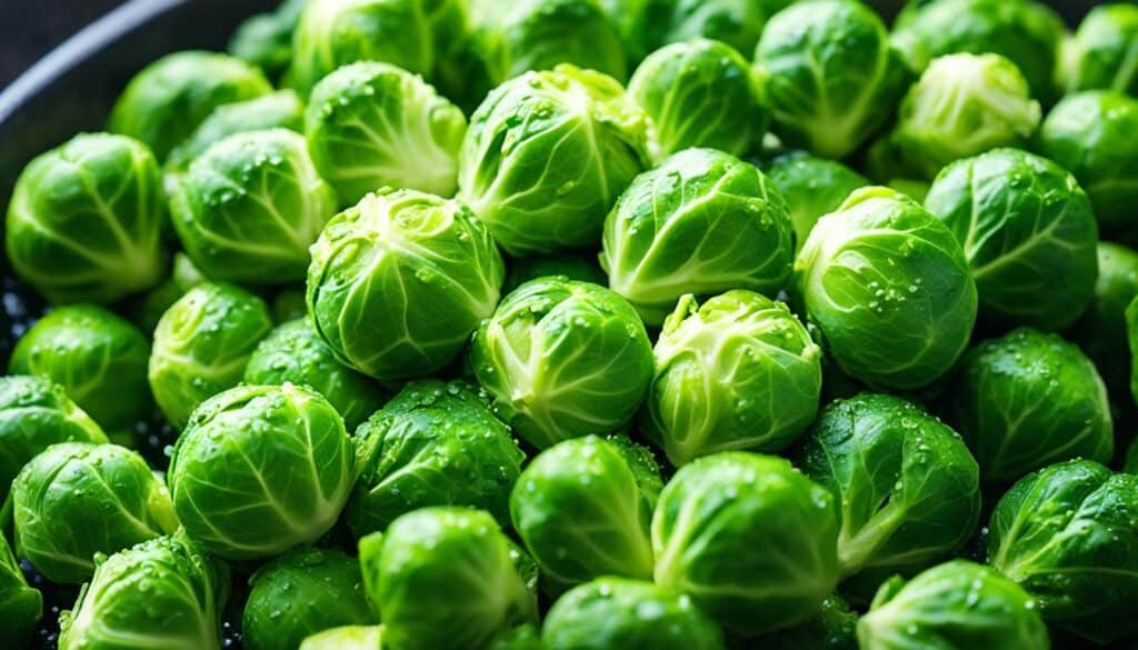 steamed brussel sprouts