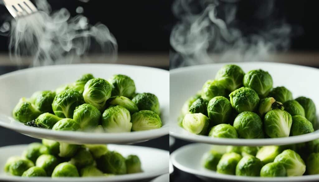 steamed brussel sprouts