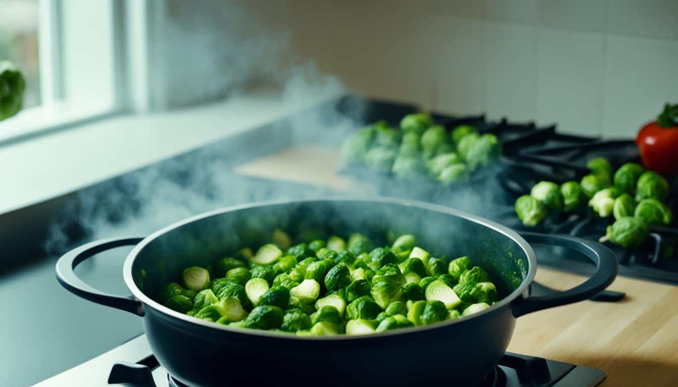 steamed brussel sprouts