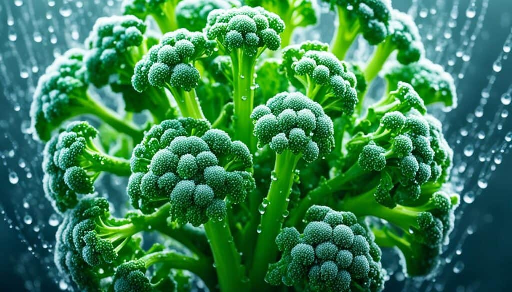 steaming frozen broccoli