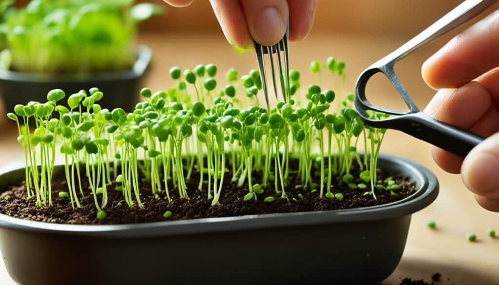 step-by-step guide for growing pea sprouts