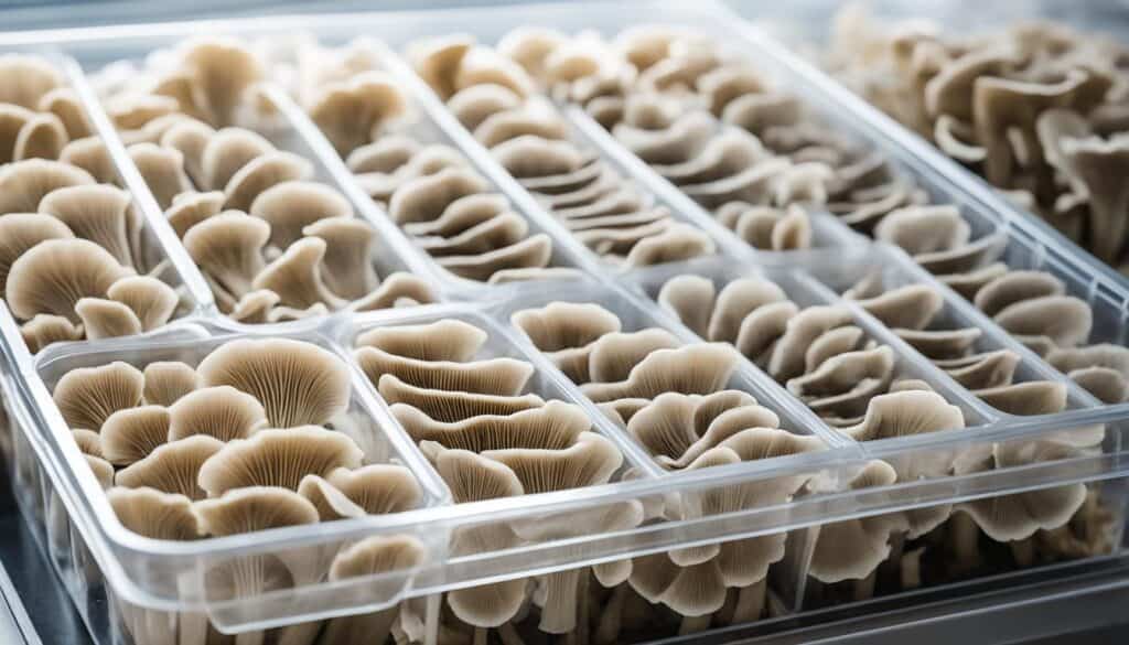 storing oyster mushrooms