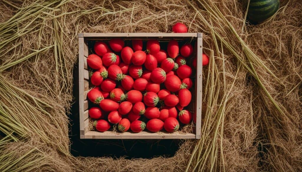 storing watermelon