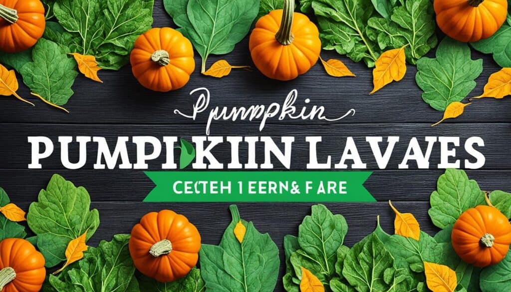 summing up on pumpkin leaves