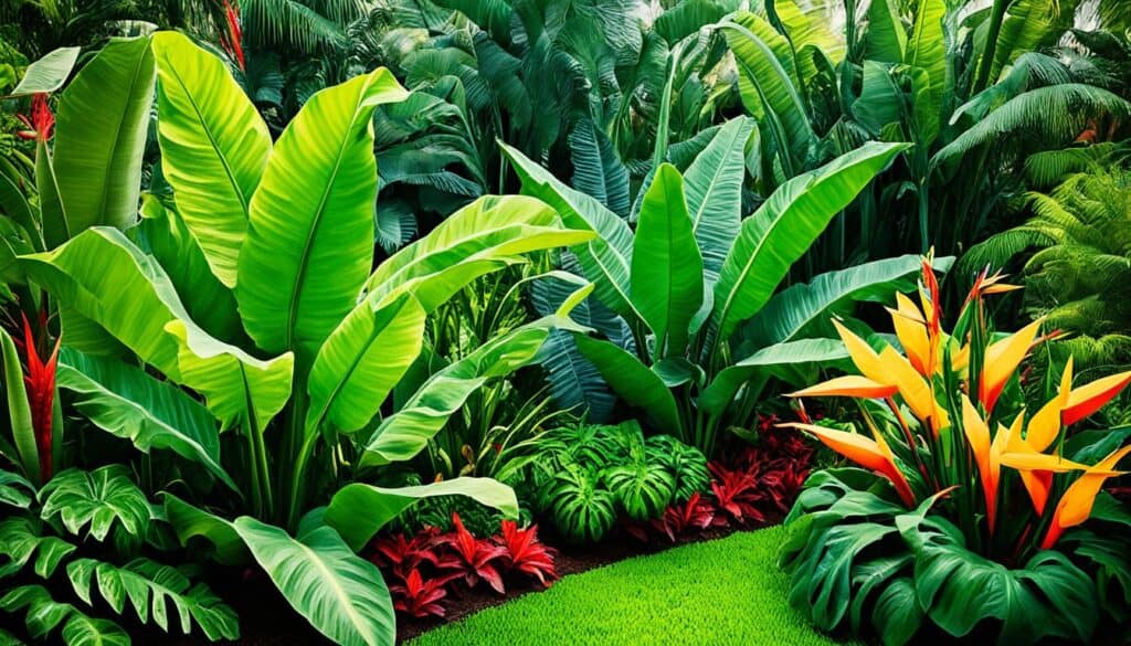 tropical foliage plants