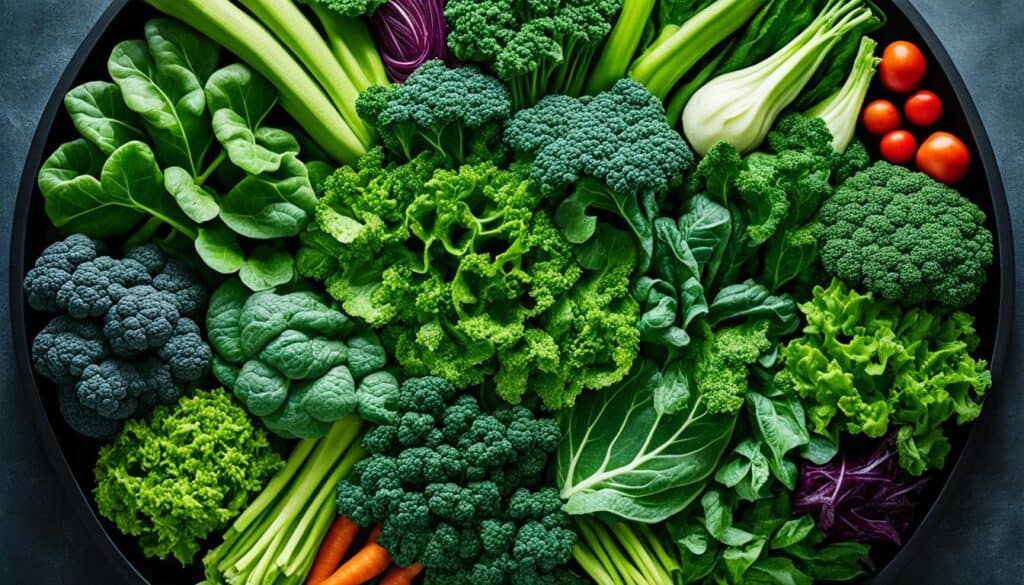 types of leafy vegetables