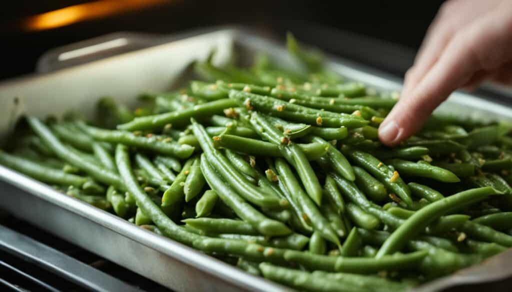 video tutorial on roasting green beans