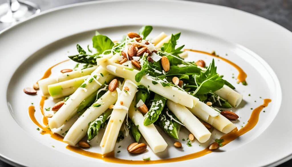 white asparagus salad